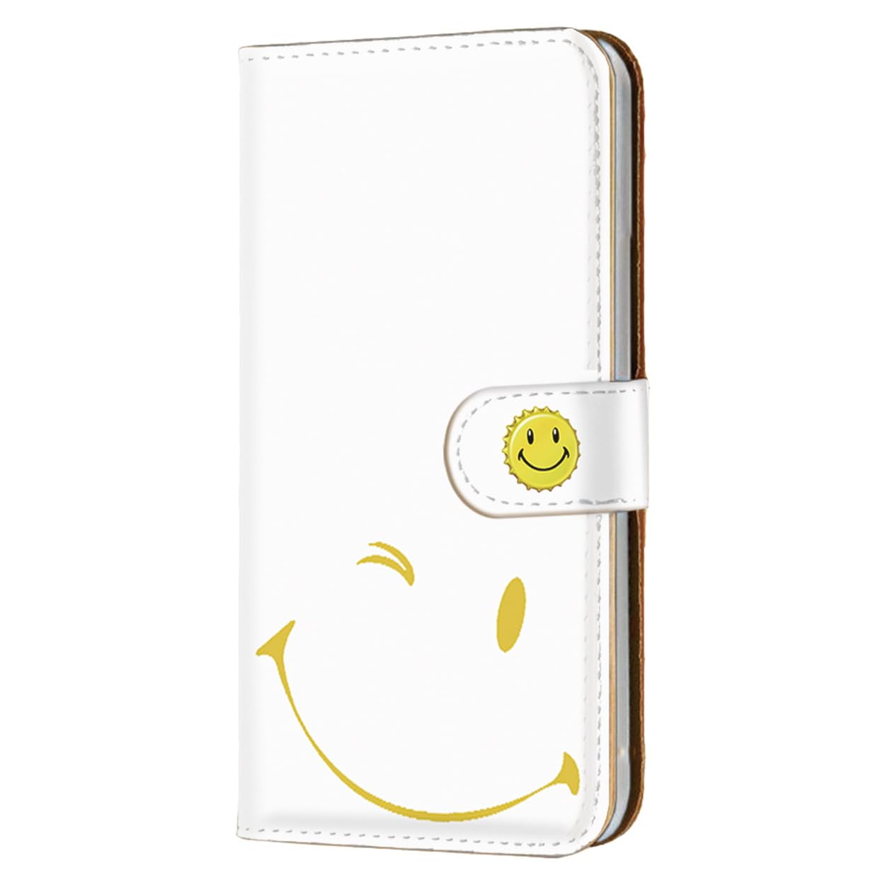 Amazon.co.jp: FFANY ケース OPPO A73 適合 手帳型 鏡付き PUレザー 耐
